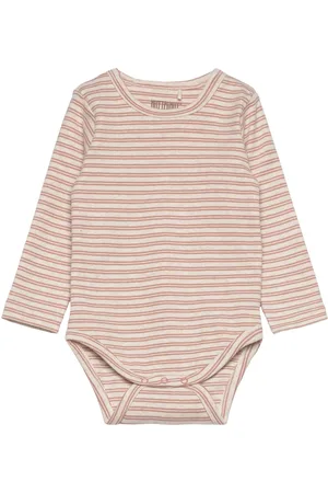 Huttelihut Body Ls Striped Rib Pink