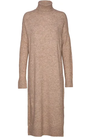 A-View Penny Knit Dress Beige
