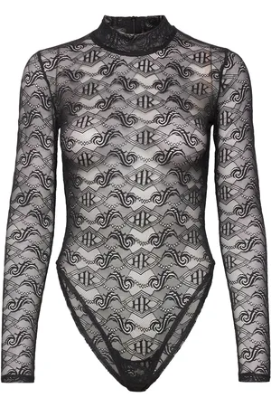 HAN Kjøbenhavn Monogram Bodysuit Black