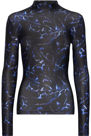 HAN Kjøbenhavn Chrome Tribal Stretch Turtleneck Long Sleeve Patterned