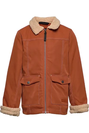 Didriksons Harper Kids Jacket Brown