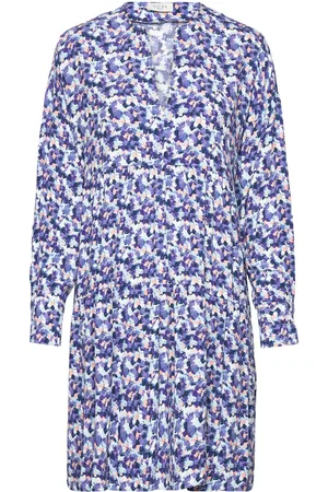 Norr Bomba Short Dress Blue