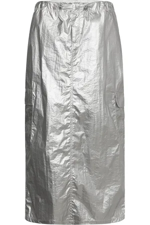 Envii Enrope Midi Skirt 7056 Silver
