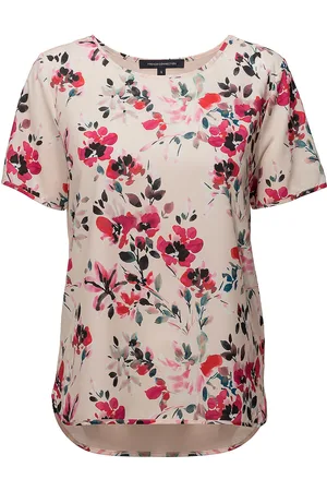 French Connection Linosa Crepe Light Ss Tee Pink