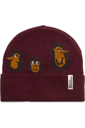 Jack Wolfskin Gleely Beanie K Burgundy