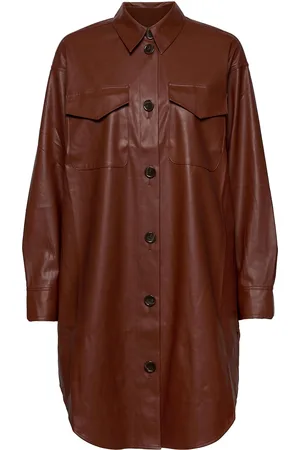 Designers Remix Marie Shirt Dress Brown