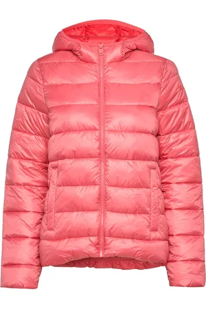 Champion Hooded Polyfilled Jacket Pink