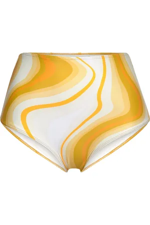 FAITHFULL THE BRAND Isle Bikini Bottoms Yellow