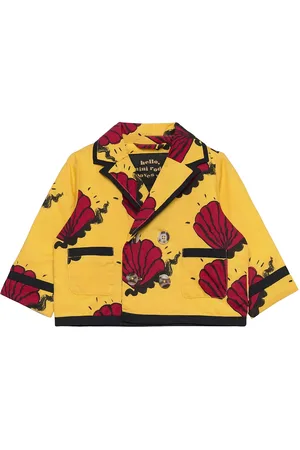 Mini Rodini Shell Woven Jacket Yellow