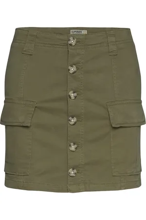 Superdry Alchemy Cargo Mini Skirt Green