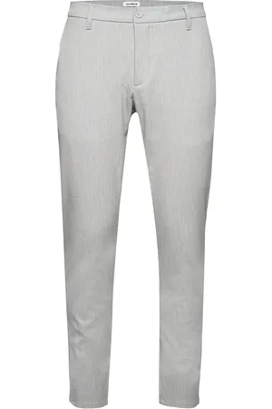 Woodbird Steffen Mel. Pant Grey