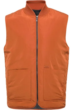 Calvin Klein Recycled Superlightweight Vest Orange