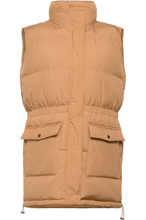 Noella Eden Puffer Waistcoat Brown