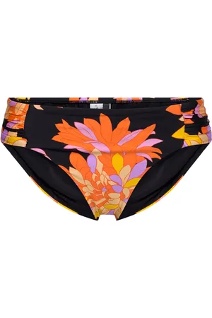 Seafolly Palmsprings Ruched Side Retro Black
