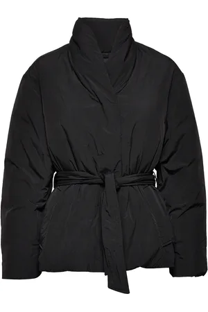 Calvin Klein Recycled Down Wrap Puffer Jacket Black