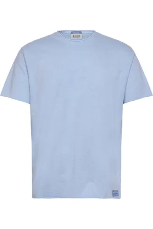 Scotch&Soda Raw Edge Relaxed Fit T-Shirt Blue