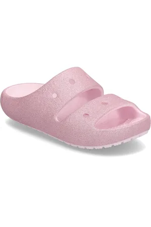 Crocs Classic Glitter Sandal V2 K Pink
