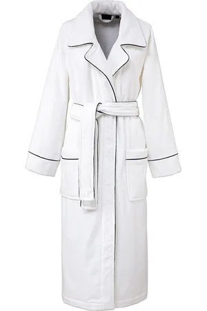 Ralph Lauren Piping Bath Robe White