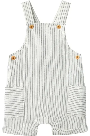 NAME IT Nbmfedanne Shorts Overall White