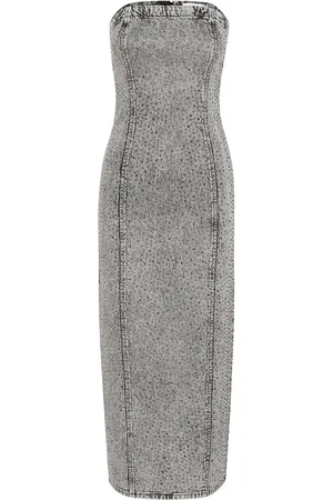 Gestuz Gzzauma Sl Long Dress Grey