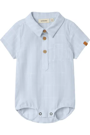 Lil Atelier Nbmfrido Ss Loose Body Shirt Lil Blue