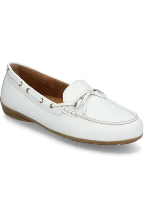 Gabor Moccasin Loafer White