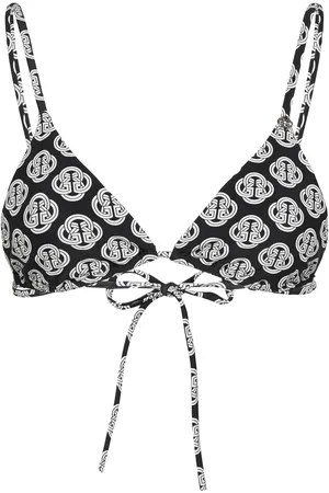 GANT Monogram Print Triangle Top Black