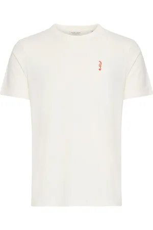 Casual Friday Cfcarson Tee With Embriodery Cream