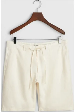 GANT Relaxed Linen Ds Shorts Cream