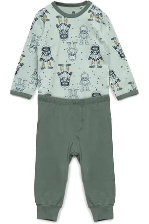 CeLaVi Baby Pyjamas Set - Aop Green