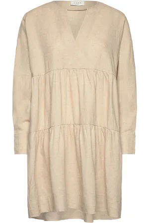 Norr Esma Bomba Short Dress Beige