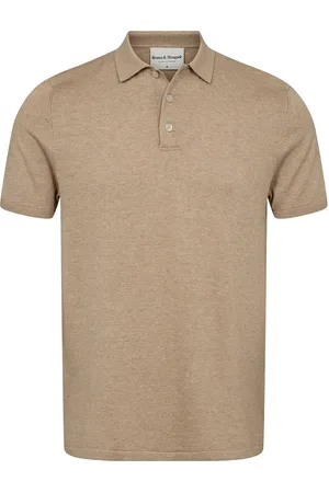 Bruun & Stengade Bs Aaran Regular Fit Polo Shirt Beige