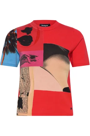 Desigual Red Collage Lacroi Red