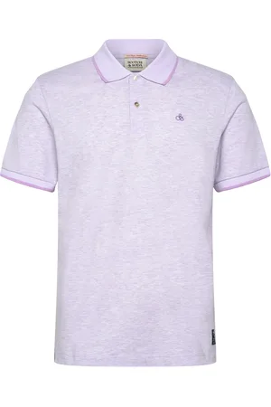 Scotch&Soda Melange Regular Fit Polo Purple
