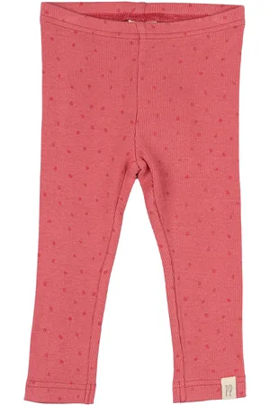 Petit Piao Legging Modal Dot Red