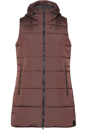 Jack Wolfskin Eisbach Vest W Burgundy