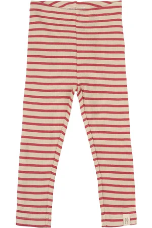 Petit Piao Legging Modal Striped Red