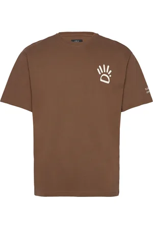 Clean Cut Michael Organic T-Shirt Brown