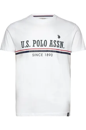 U.S. Polo Assn. Anniv 1 Reg Uspa Uni Tee White