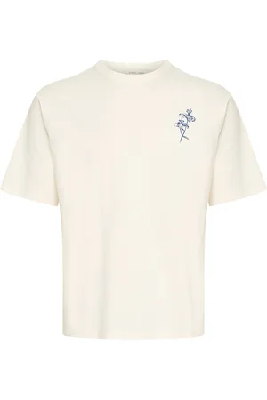 Casual Friday Cfjaxson Tee With Backprint Cream