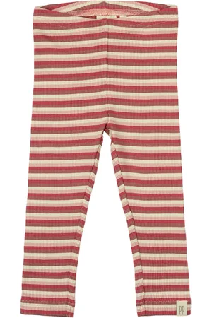 Petit Piao Legging Modal Multi Striped Red