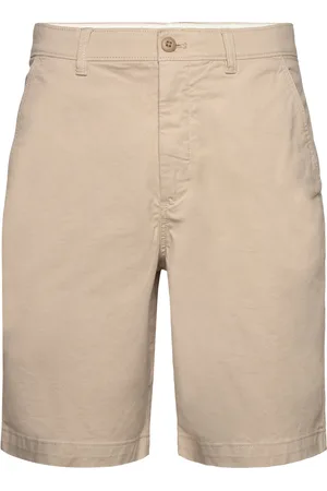Calvin Klein Classic Cotton Chino Short 9 In Beige