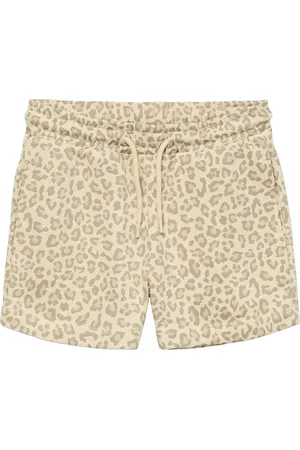 VERO MODA Vmbrenda Animal Hw Shorts Jrs Girl Beige