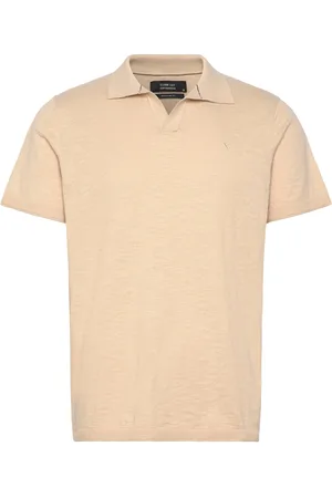 Clean Cut Thomas Knitted Polo Beige