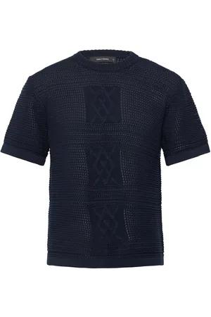 Daily paper Crochet T-Shirt Navy