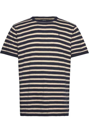 Clean Cut Thomas Knitted Striped T-Shirt Patterned