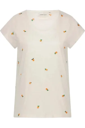 Fabienne Chapot Phil Round V T-Shirt White