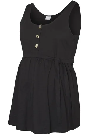 Mama;licious Mlevi Lia Sl Jrs Top 2F Noos Black