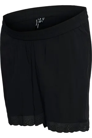 VERO MODA Vmmeasy Joy Hw Lace Shorts Wvn Ga Black