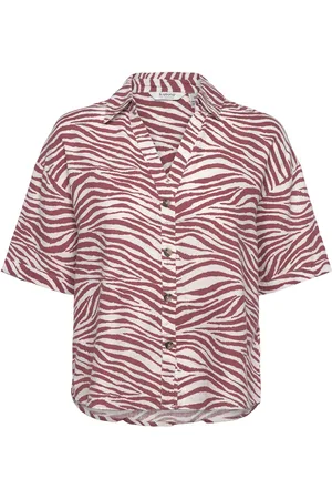 B YOUNG Byfalakka Ss Shirt - Burgundy